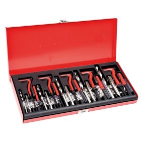 Helicoil Thread Repair Kit, 166-Piece Metric HSS Drill Helicoil Repair Kit