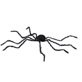 47.2IN Light Up Giant Halloween Spider With Bendable Purple LED Legs Indoor Outdoor Decor---Unavailable Platform-Walmart&TikTok (Option: A)