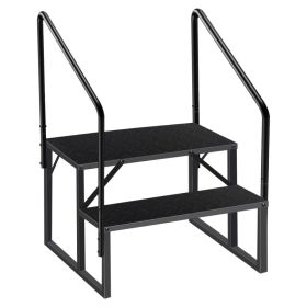 2-level Ladder With Handrails, Two Handrails -TEMU Can Only Be Picked Up- Shipped From Non EBay Certified Warehouse (Option: Default)