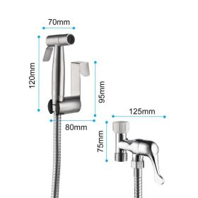 Bidet Sprayer for Toilet, Handheld Cloth Diaper Sprayer (Option: as picture)