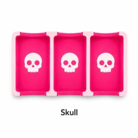 Halloween Mahjong Passing Tray, 3 Tile Holder For American Mahjong Charleston Exchange, Spooky Tile Passing Accessory (Option: Plastic-1PC-Skull)