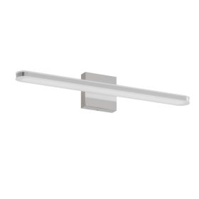 Modern Bathroom Light Fixtures Dimmable LED Vanity Lights Chrome Lamps For Bathover Mirror 24 Inch Vanity Sconces Indoor 12W Bar Lighting For Bat (Option: Default)