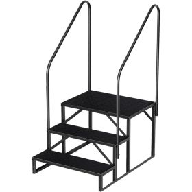 3-level Ladder With Handrails, Two Handrails -TEMU Can Only Be Picked Up-Shipped From Non EBay Certified Warehouse (Option: Default)