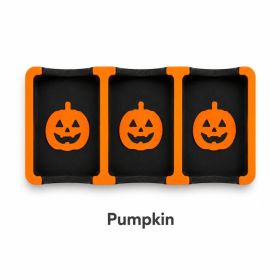 Halloween Mahjong Passing Tray, 3 Tile Holder For American Mahjong Charleston Exchange, Spooky Tile Passing Accessory (Option: Plastic-1PC-Pumpkin)