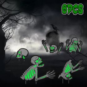 Halloween Skeleton Yard Sign Decorations (Option: Skull)