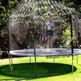 Kids Trampoline Sprinkler Outdoor Water Park Sprinkler for Kids Outdoor Water Game Toys for Backyard Boys Girls Summer Fun (39ft) (Option: as pic)