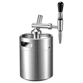 Nitro Cold Brew Coffee Maker 135 Oz Nitrogen Dispenser System, Home Brew Coffee Keg, Portable Nitrogen Infuser With Dispenser And Pressure Reliev (Option: Default)