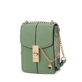 MKF Collection Iona Crossbody Handbag by Mia k (Color: Mint, Material: Vegan Leather)