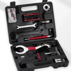 7-in-1 bicycle repair kit, portable bottom bracket removal tool, mountain bike repair crank chain breaker, spoke wrench, flywheel disassembly, re (Option: Bicycle Repair Tool Combination Set)