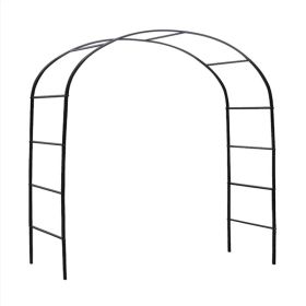 7'8" H x 4'5" W Metal Garden Arch Trellis,Adjustable Arbor Trellis for Garden Climbing Plants Support (Option: as picture)
