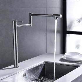 Pot Filler Faucet Brushed Nickel Finish with Extension Shank (Option: as picture)
