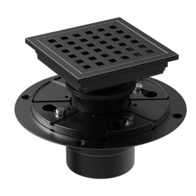4 Inch Square Shower Floor Drain (Option: Default Title)